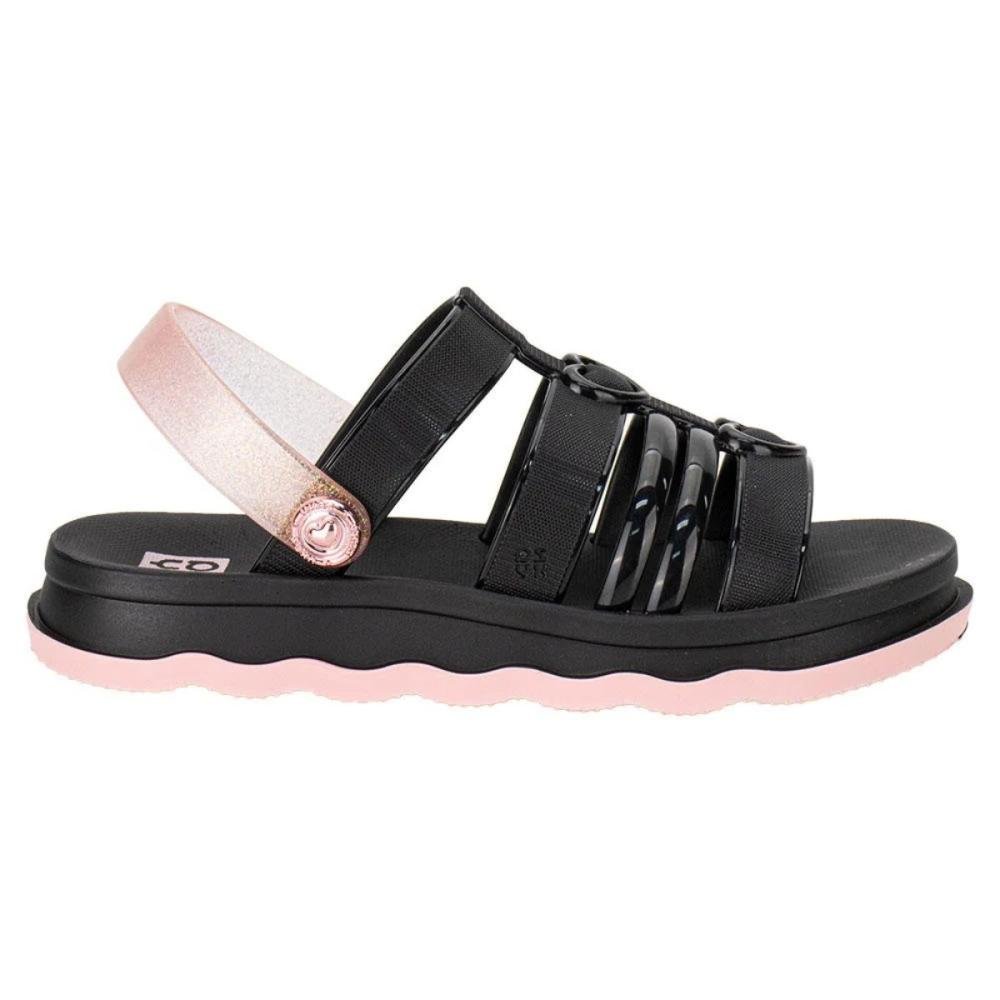 SANDÁLIA ZAXY PLATAFORMA INFANTIL ZIP 19269 Preto 2