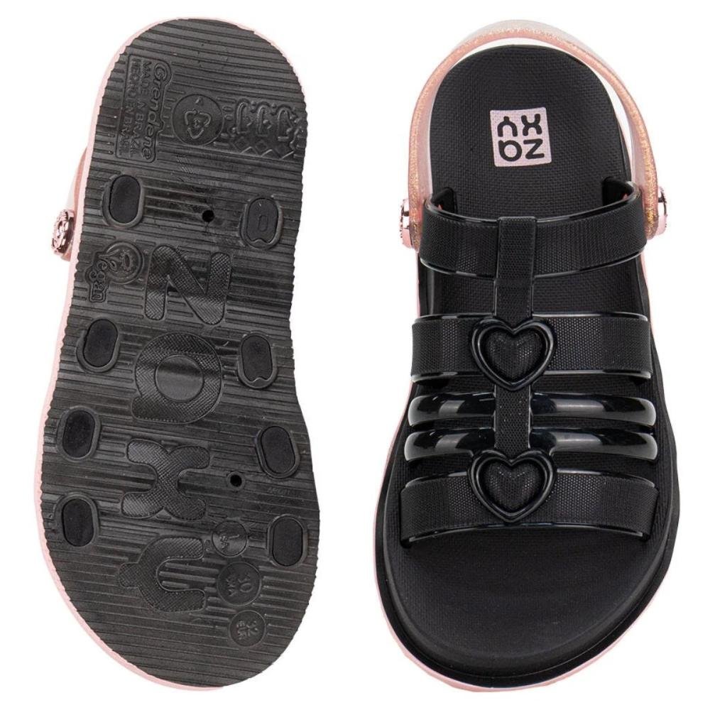 SANDÁLIA ZAXY PLATAFORMA INFANTIL ZIP 19269 Preto 4