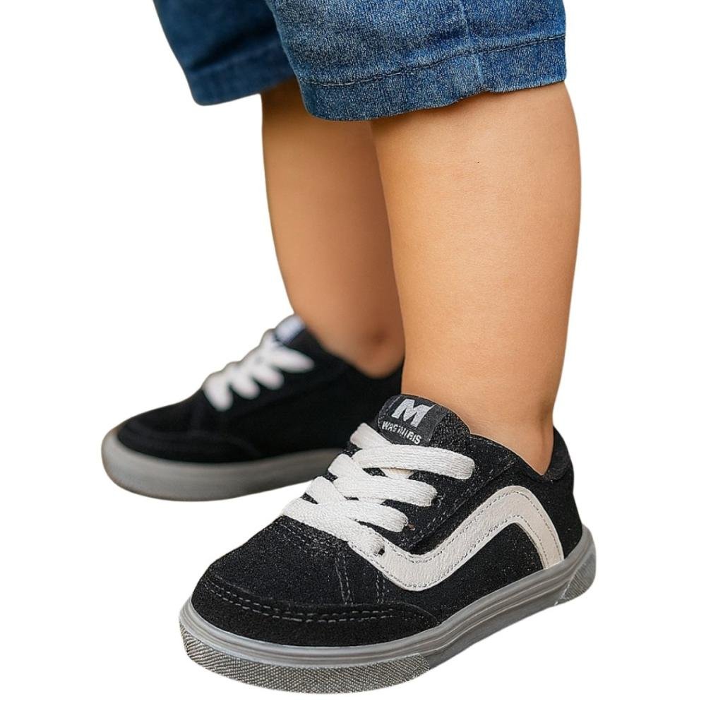 TÊNIS MOLEKINHO BABY CASUAL 2133.188 Preto/Branco 2