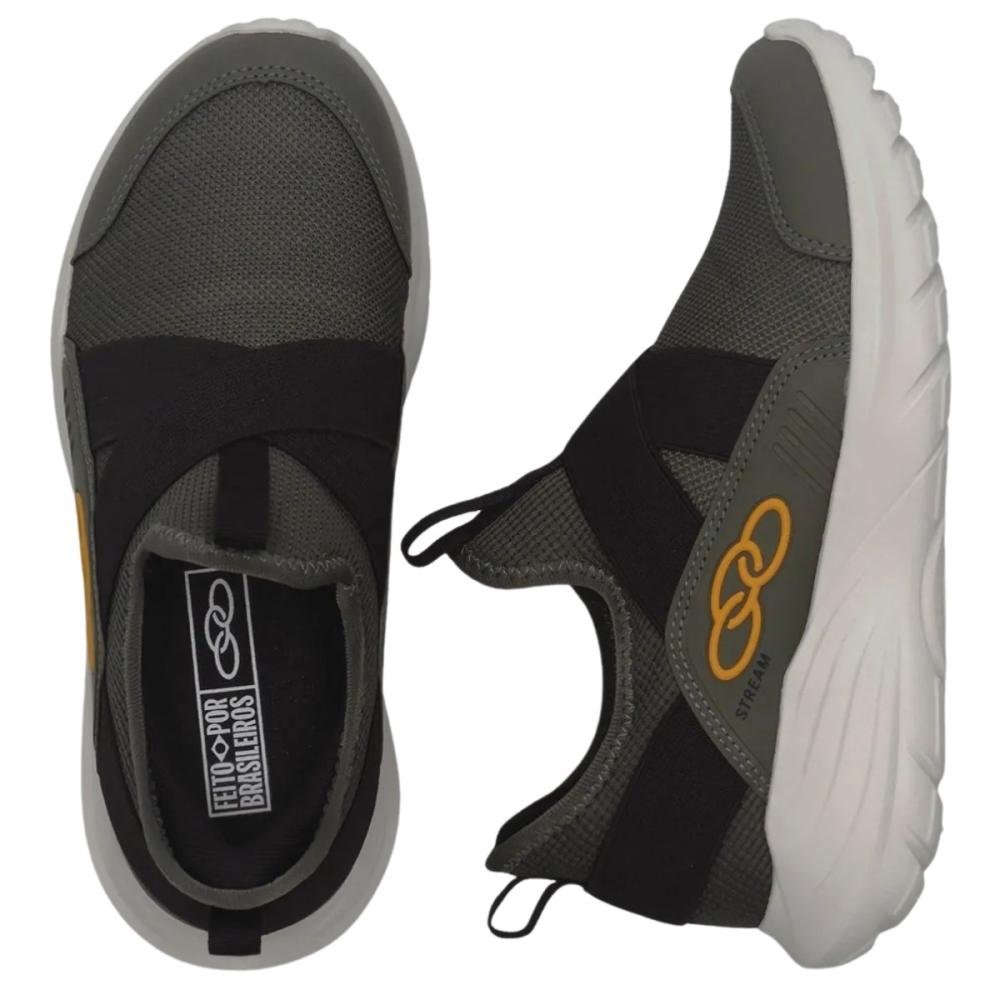 TÊNIS OLYMPIKUS STREAM INFANTIL Cinza 3