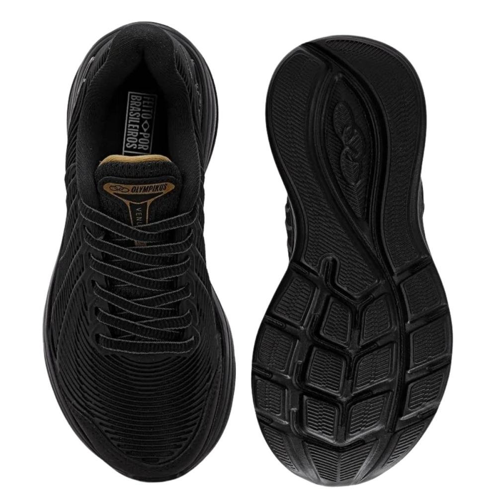 TÊNIS OLYMPIKUS VENUM 2 INFANTIL Preto/Dourado 2