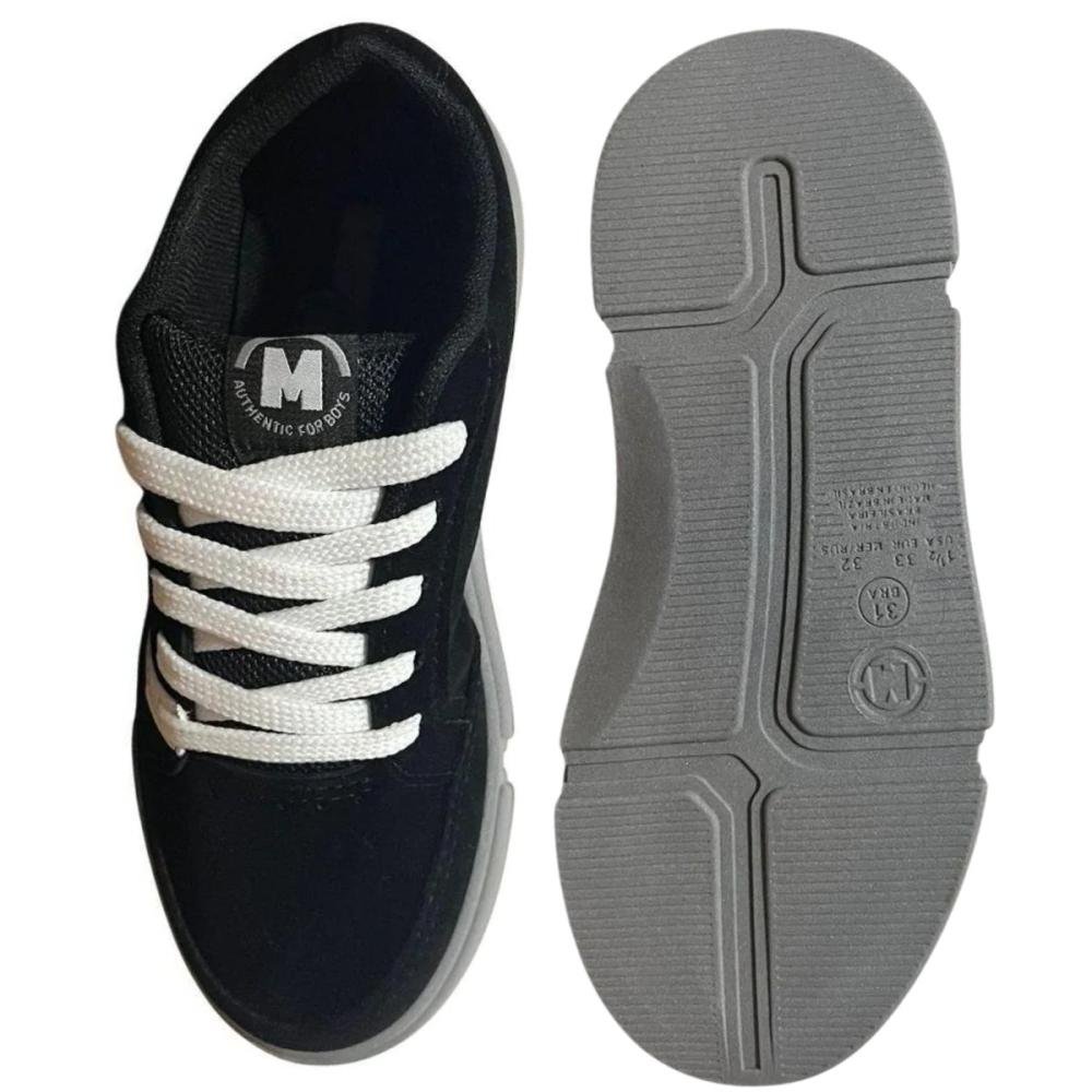 TÊNIS MOLEKINHO MENINO CASUAL 2838.129  Preto/Branco 3