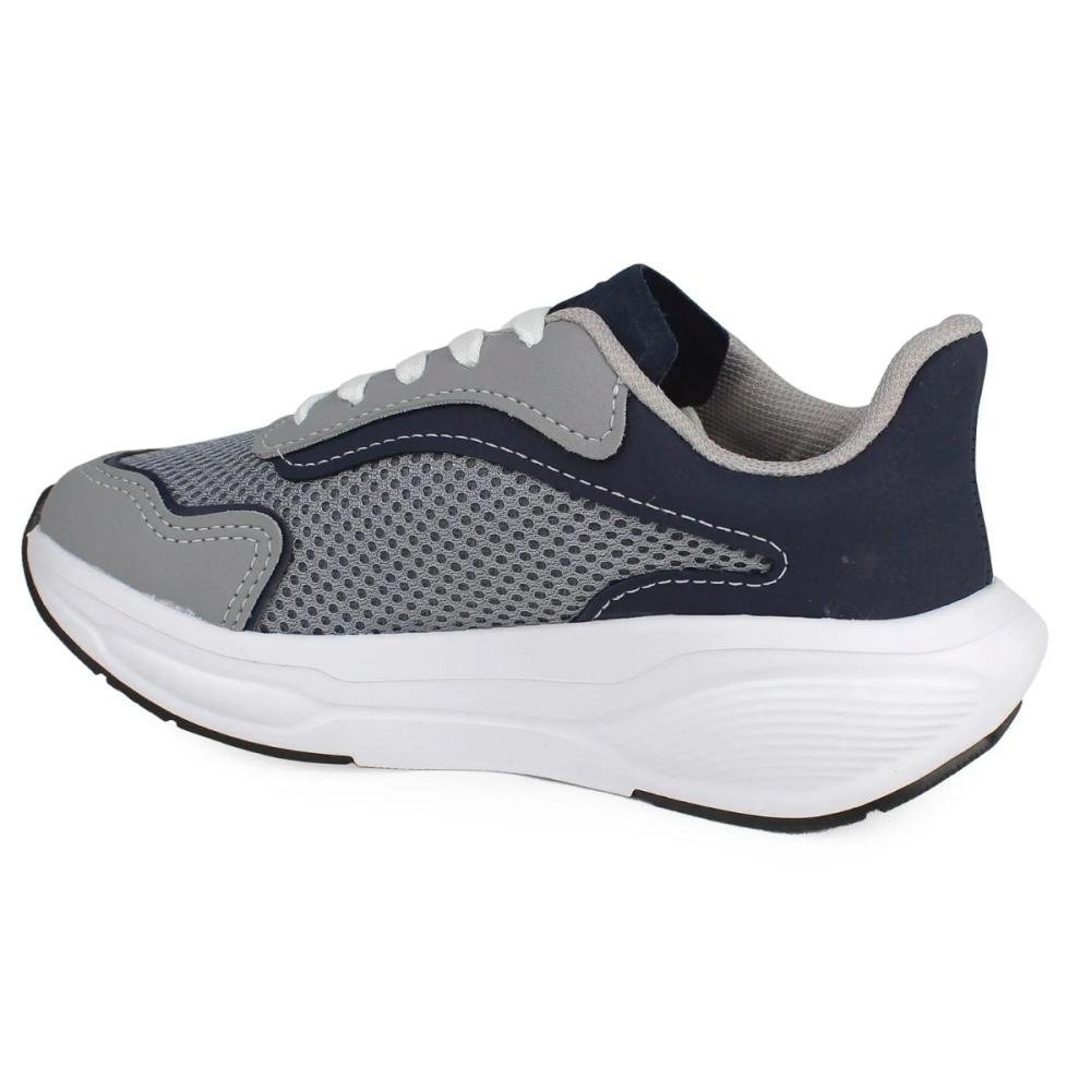TÊNIS MOLEKINHO MENINO ESPORTIVO 2869.105 Cinza/Azul 4