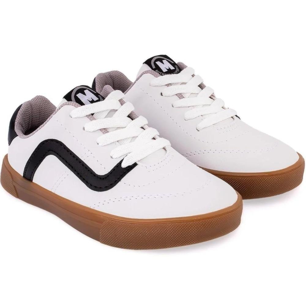 TÊNIS MOLEKINHO MENINO CASUAL 2801.122 Branco/Preto 3