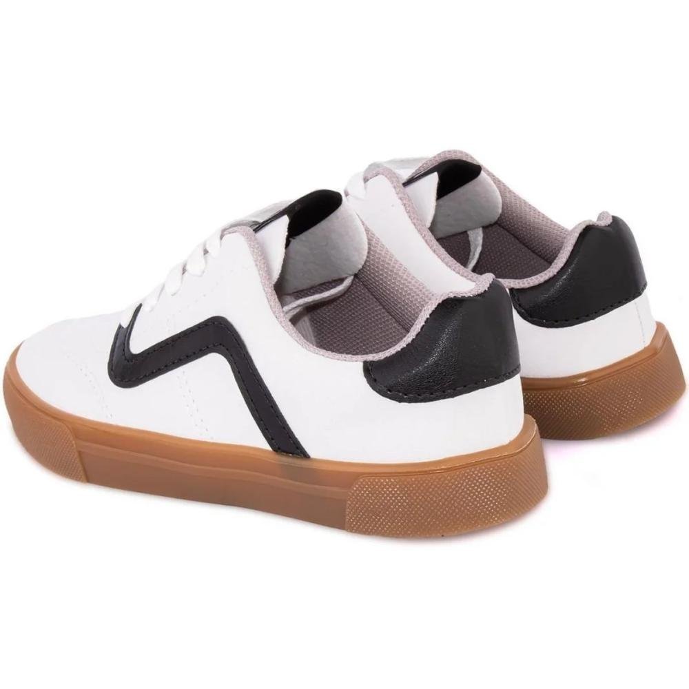TÊNIS MOLEKINHO MENINO CASUAL 2801.122 Branco/Preto 4