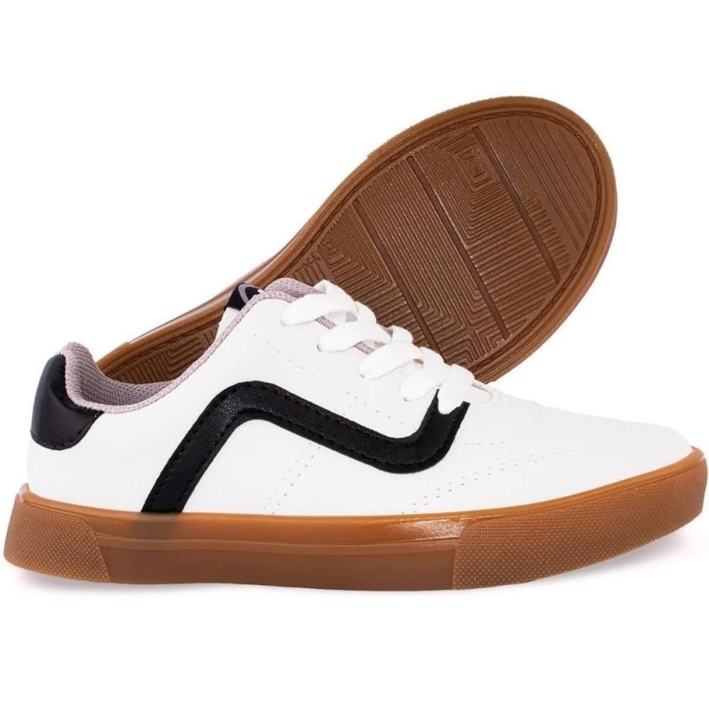 TÊNIS MOLEKINHO MENINO CASUAL 2801.122 Branco/Preto 5