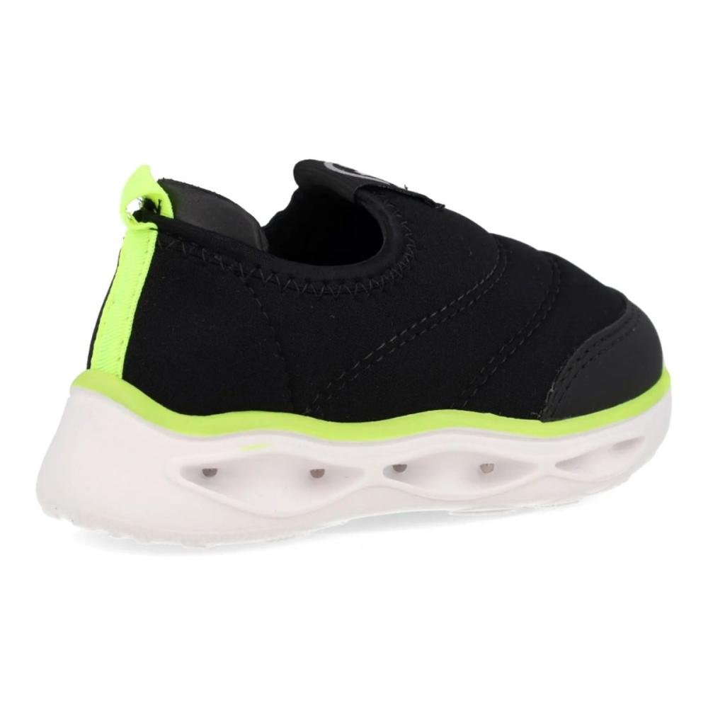 TÊNIS MOLEKINHO BABY LED SLIP ON 2620.103 Preto 5
