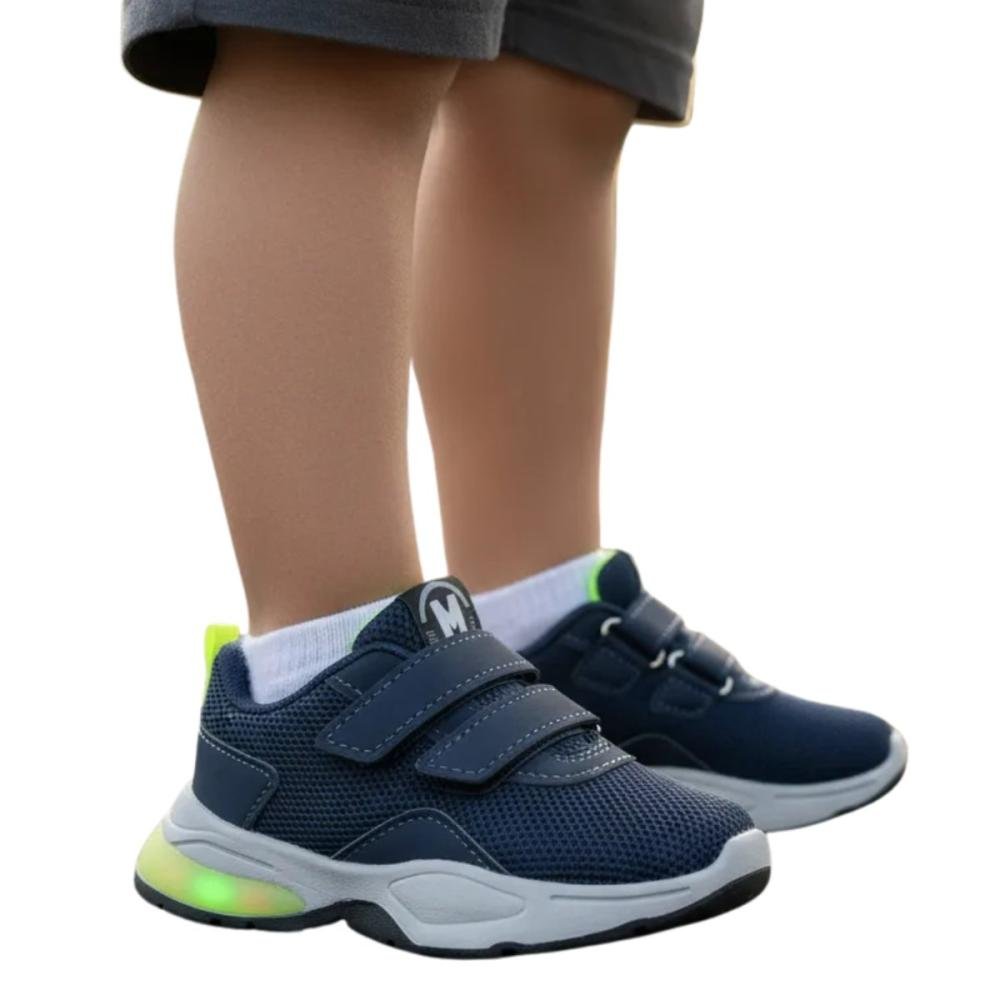 TÊNIS MOLEKINHO BABY LED 2645.201 Azul Marinho 2