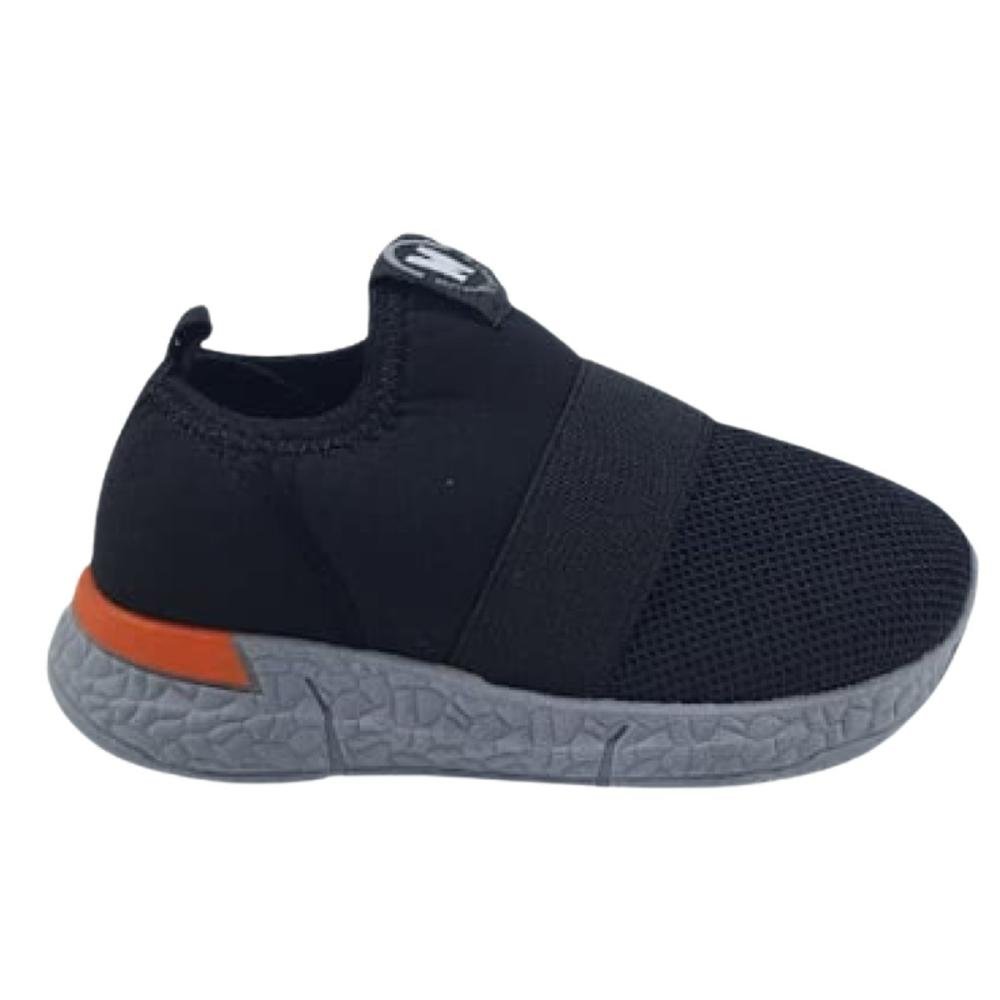 TÊNIS MOLEKINHO BABY SLIP ON 2609.131  Preto/Cinza 2