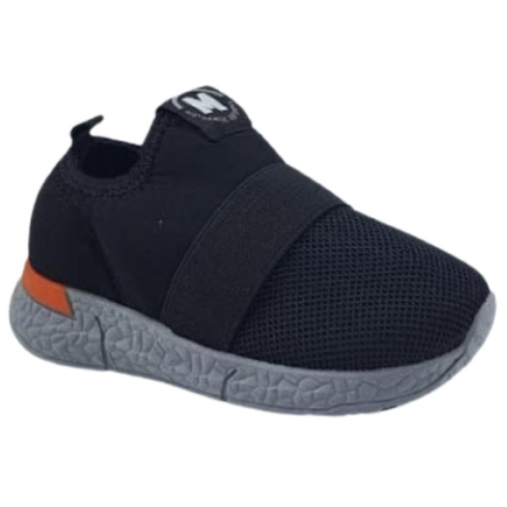TÊNIS MOLEKINHO BABY SLIP ON 2609.131  Preto/Cinza 4