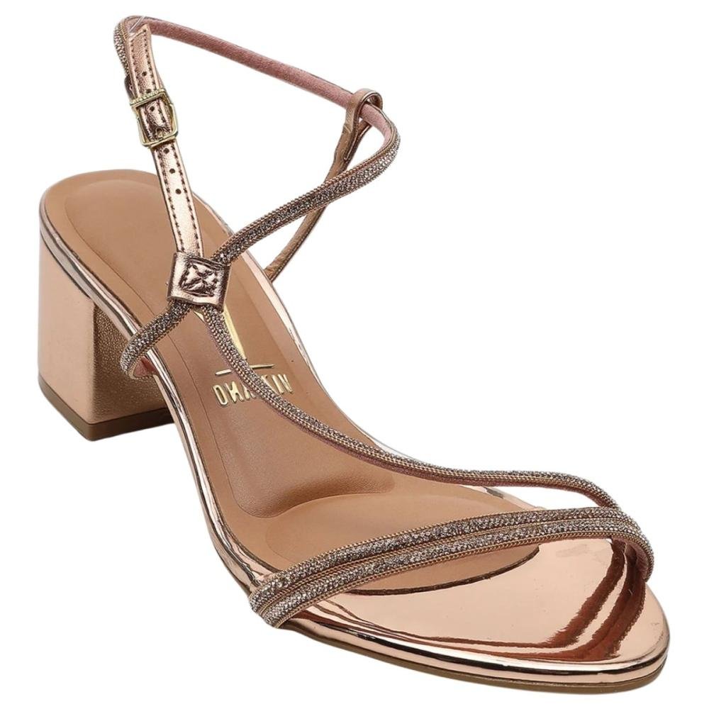 SANDÁLIA VIZZANO SALTO BLOCO STRASS 6291.1175 Rose 2