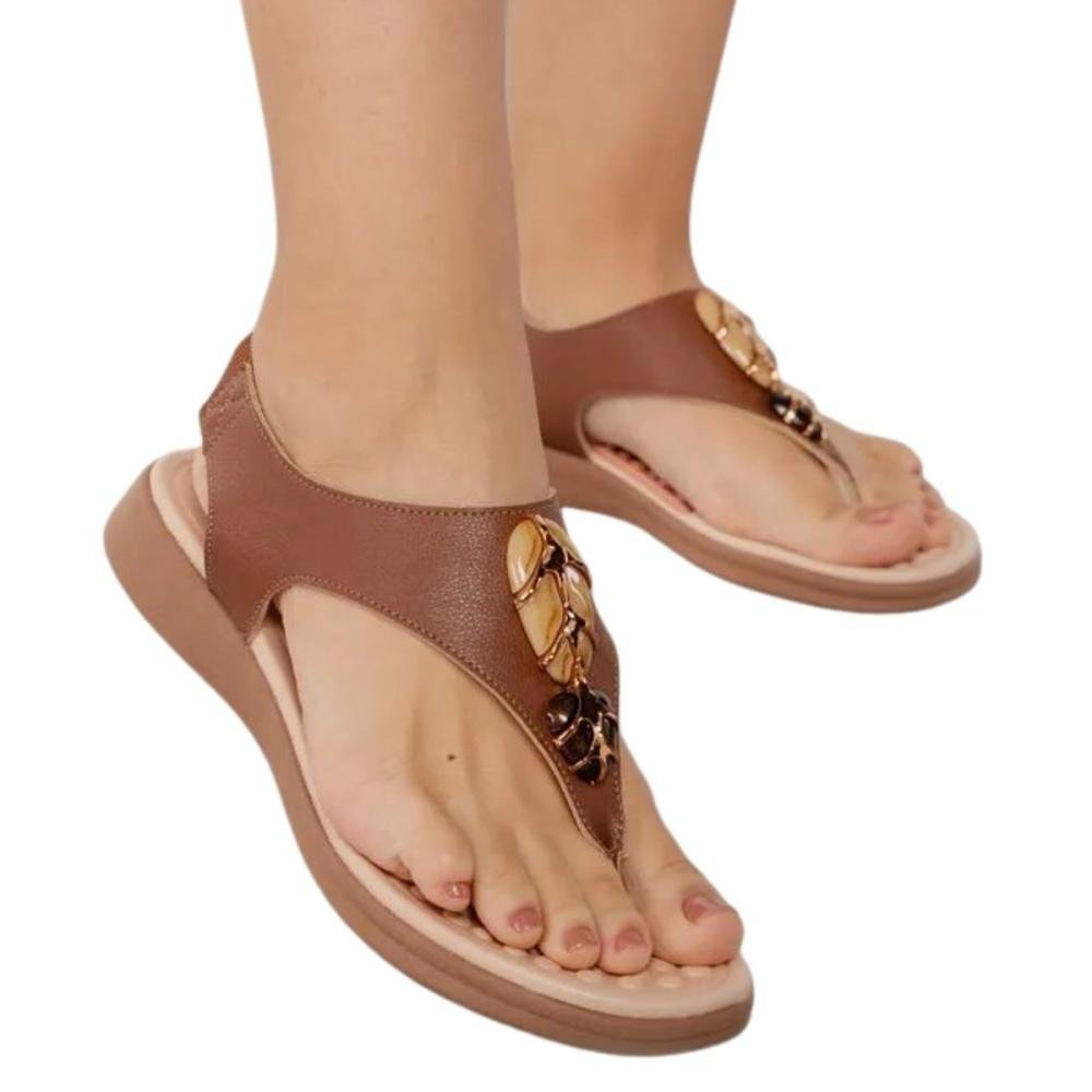 SANDÁLIA MODARE ULTRACONFORTO PEDRAS 7174.123 Marrom 2