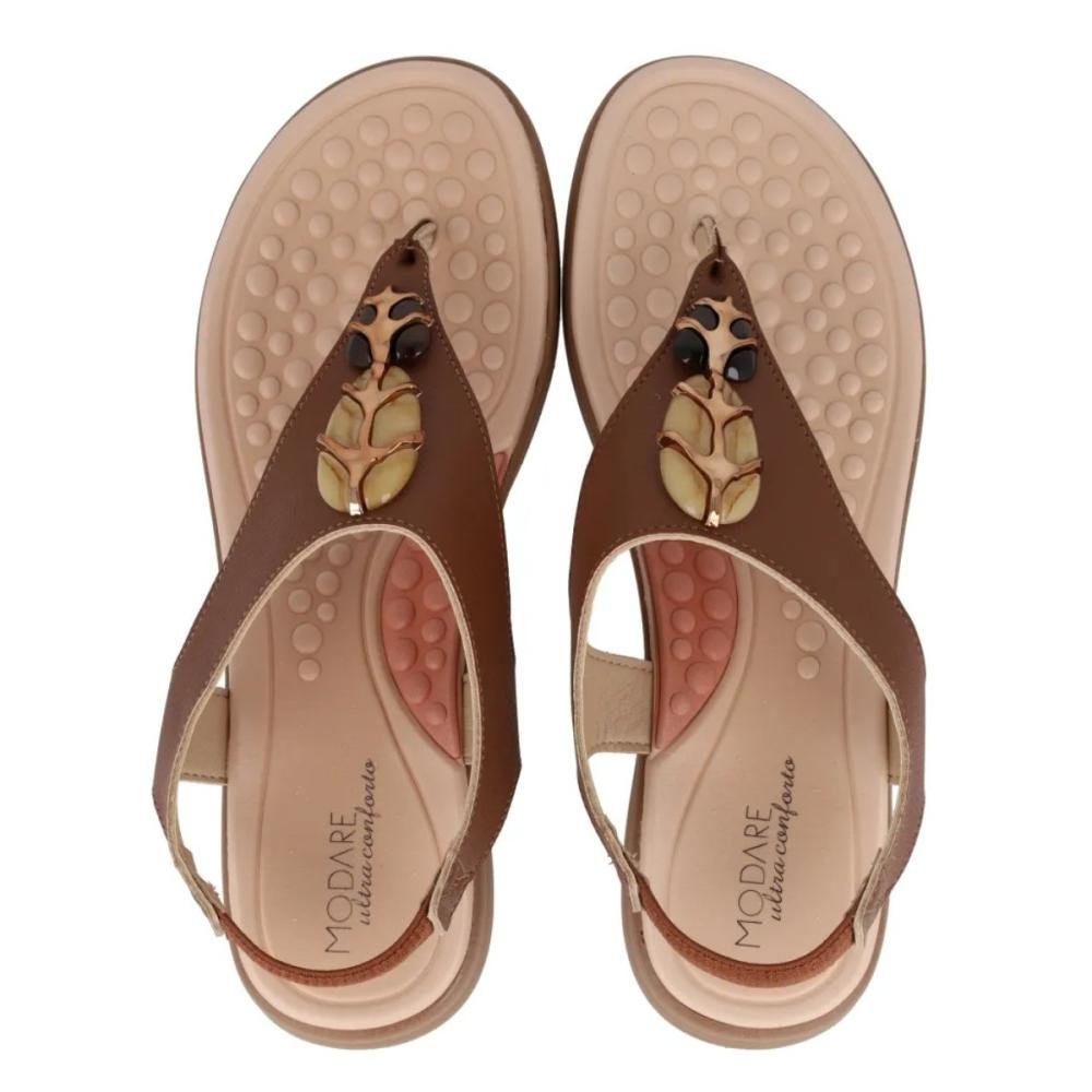 SANDÁLIA MODARE ULTRACONFORTO PEDRAS 7174.123 Marrom 5