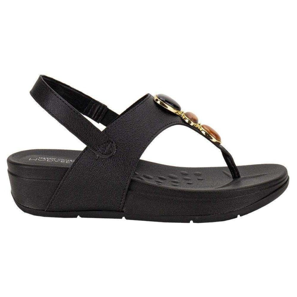 SANDÁLIA MODARE ULTRACONFORTO PEDRAS 7207.102 Preto 2