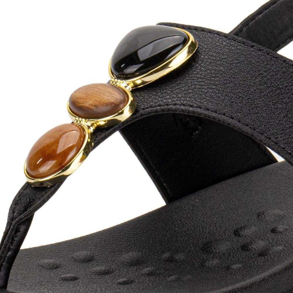 SANDÁLIA MODARE ULTRACONFORTO PEDRAS 7207.102 Preto 4