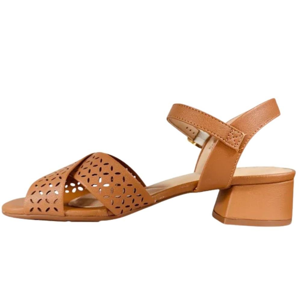 SANDÁLIA MODARE SALTO BLOCO ULTRACONFORTO 7211.105 Camel 5