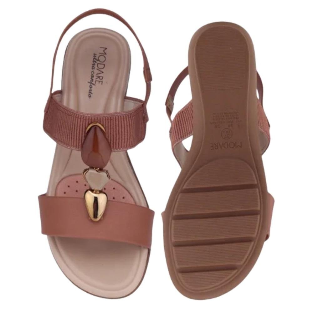 SANDÁLIA MODARE ULTRACONFORTO ELÁSTICO 7127.260 Rosa 3