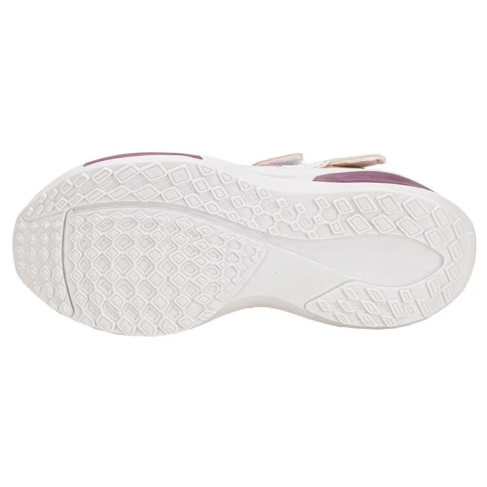 TÊNIS MINIPÉ LED CAPIVARA BABY MENINA MP2530 Branco/Rosa 6