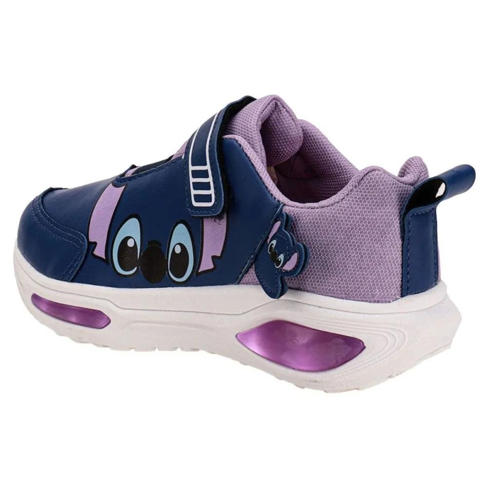 TÊNIS MINIPÉ LED STITCH BABY MENINA MP2516  Azul/Roxo 3