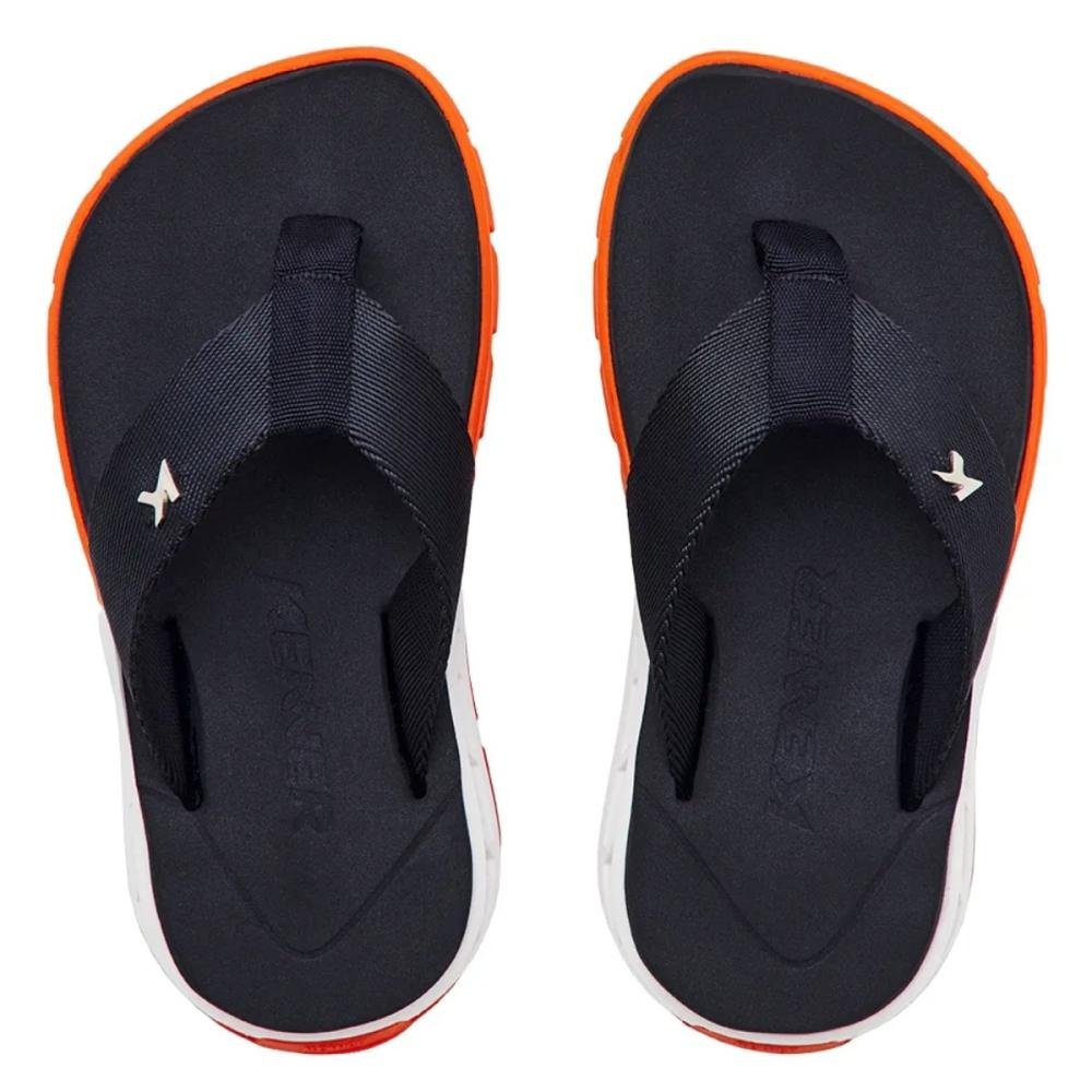 CHINELO KENNER RAKKA KIDS  Preto/Laranja 3