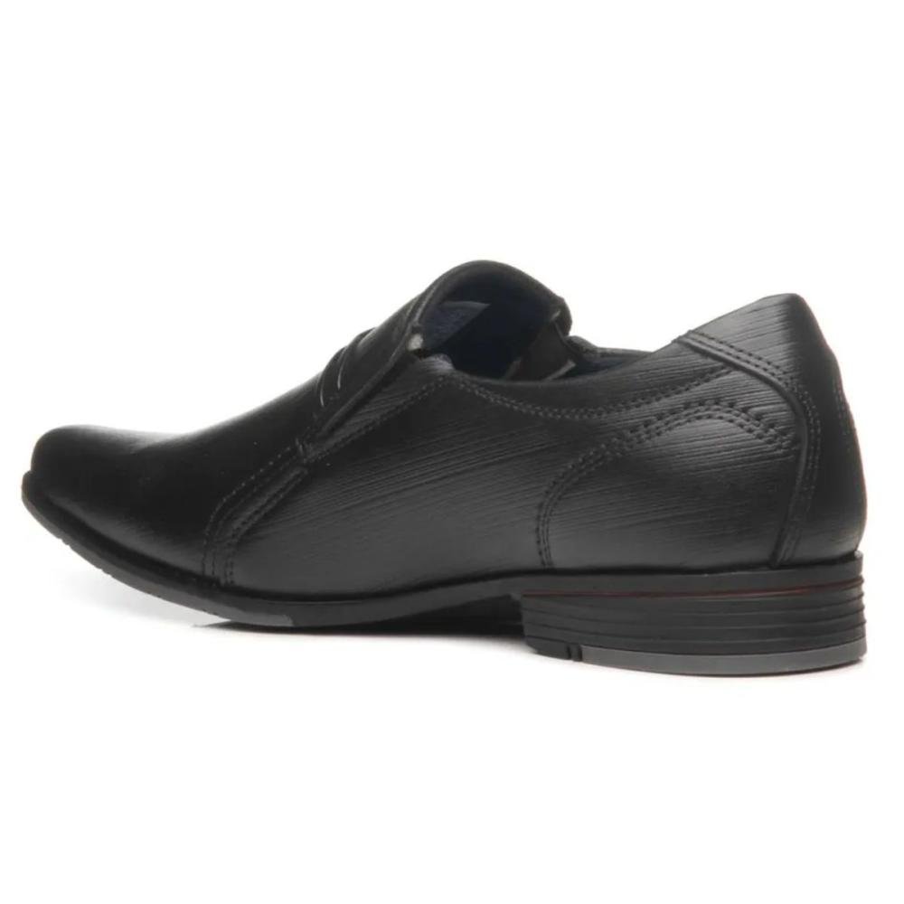 SAPATO SOCIAL PEGADA MASCULINO EM COURO 125806 Preto 4