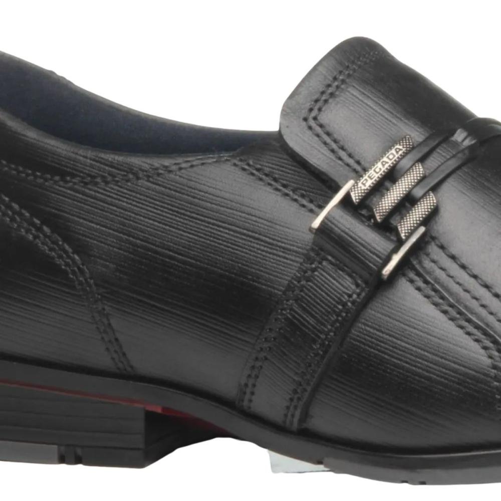 SAPATO SOCIAL PEGADA MASCULINO EM COURO 125806 Preto 5