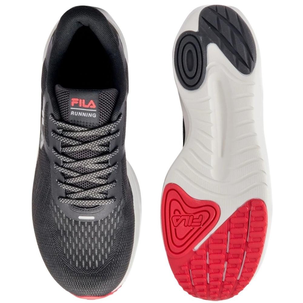 TÊNIS FILA FASTNESS MASCULINO Preto/Cinza 3