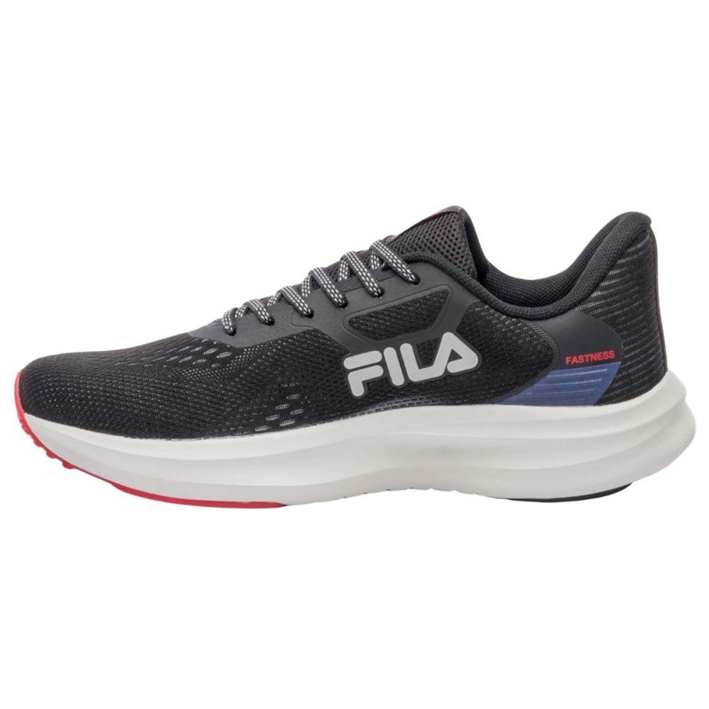 TÊNIS FILA FASTNESS MASCULINO Preto/Cinza 4