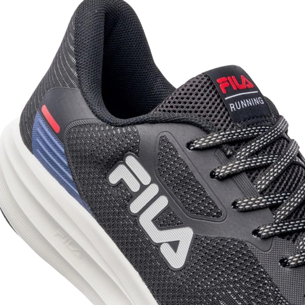 TÊNIS FILA FASTNESS MASCULINO Preto/Cinza 6