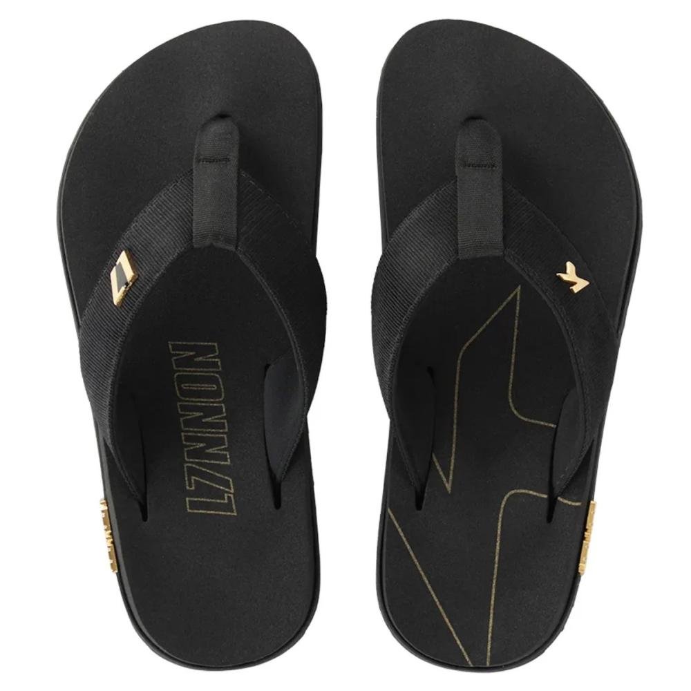 CHINELO KENNER KIVAH L7 Preto/Dourado 3