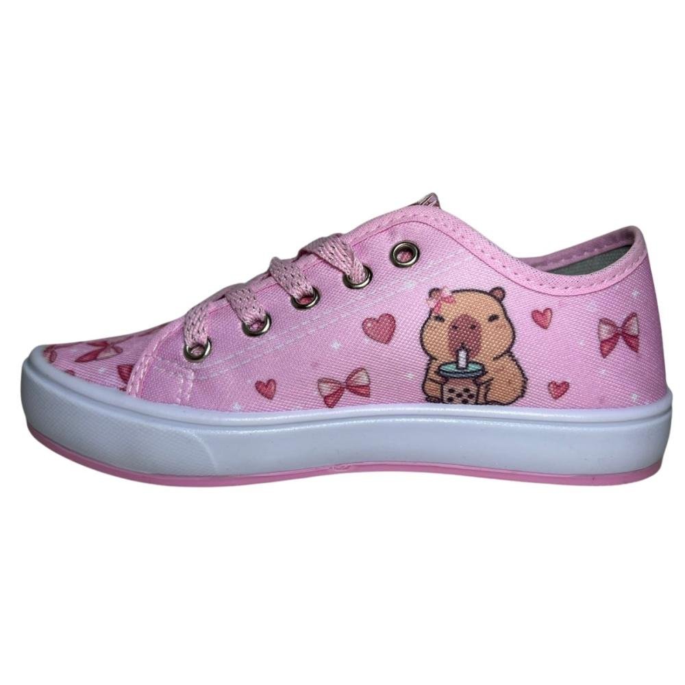 TÊNIS ORTOBESSA INFANTIL CANO BAIXO CAPIVARA 19 Rosa 4
