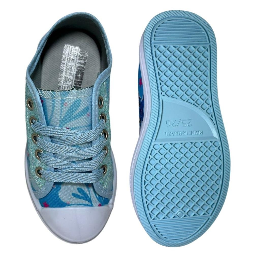 TÊNIS ORTOBESSA INFANTIL CANO BAIXO STITCH 21 Azul 2