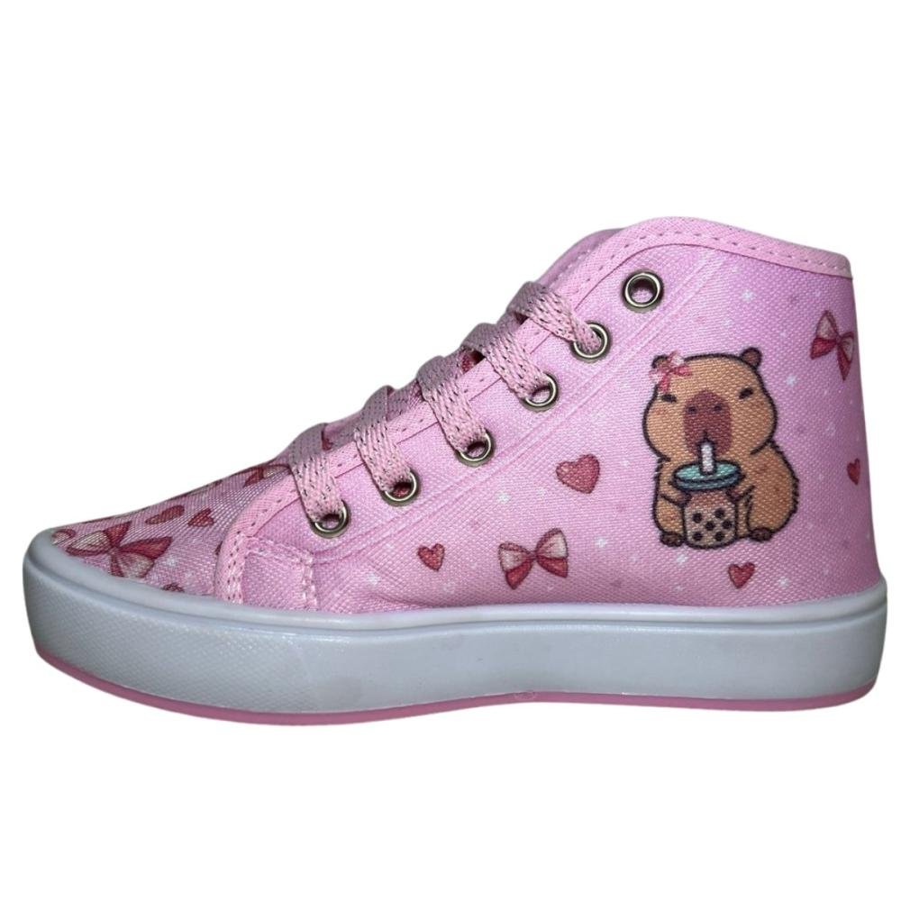 TÊNIS ORTOBESSA INFANTIL CANO ALTO CAPIVARA 41 Rosa 4