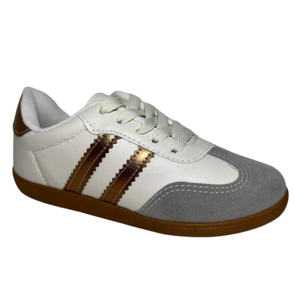 TÊNIS ADDAN CASUAL RETRÔ INFANTIL 18119 Bronze 3