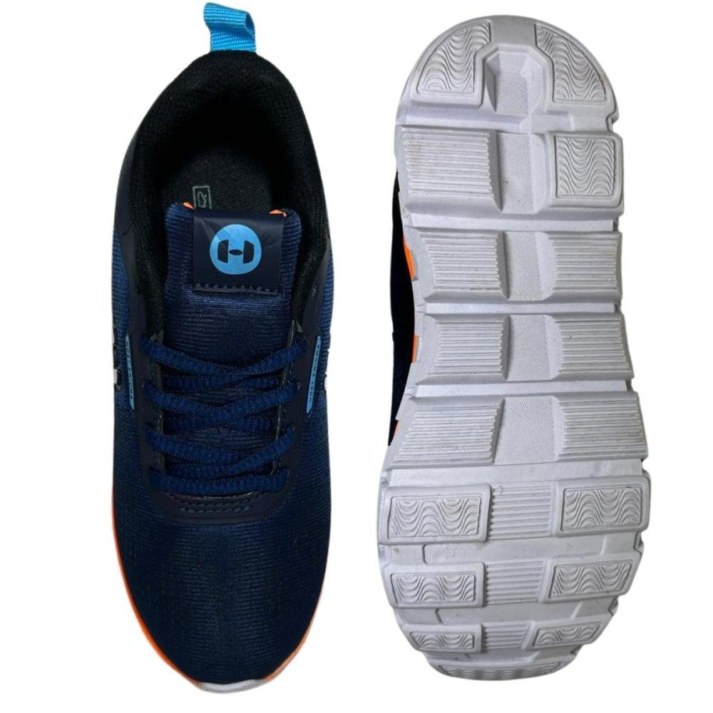TÊNIS HOST MENINO ESPORTIVO H27350 Azul/Laranja 2