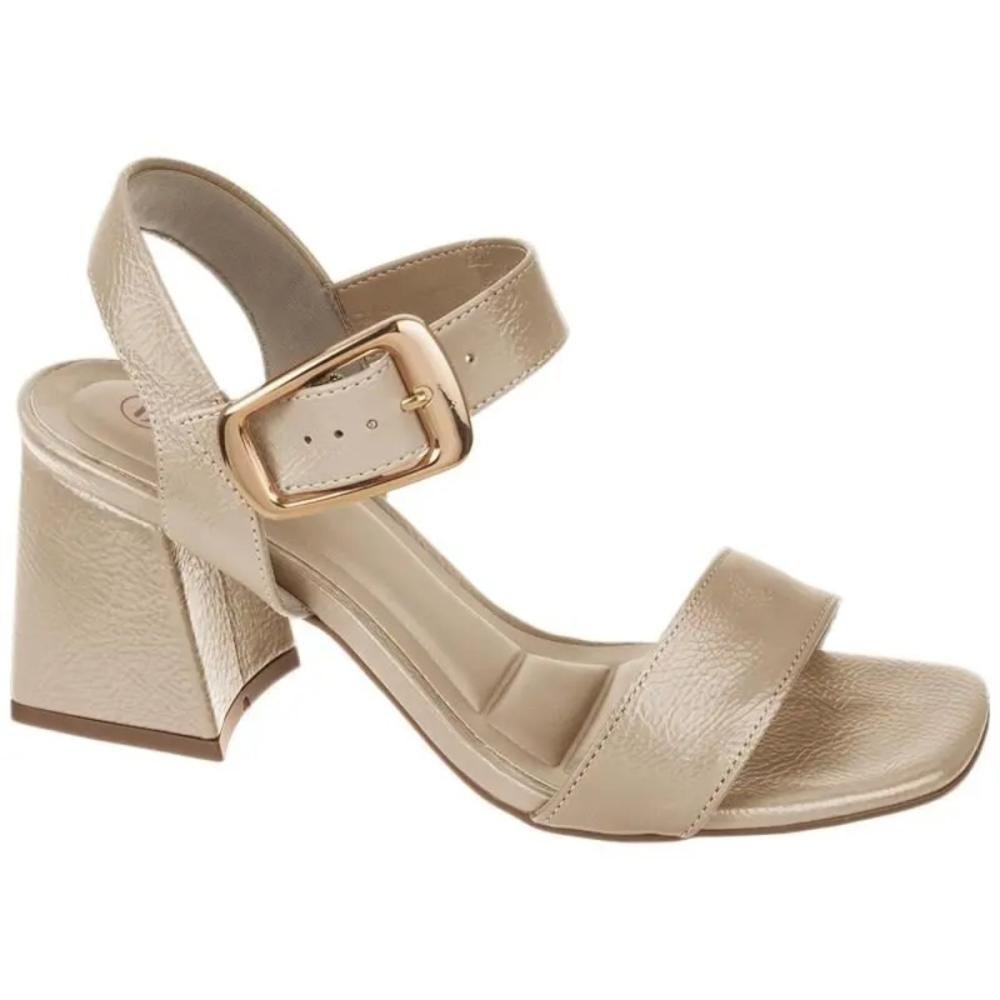 SANDÁLIA BEBECÊ SALTO MÉDIO COM FIVELA T6030-123 