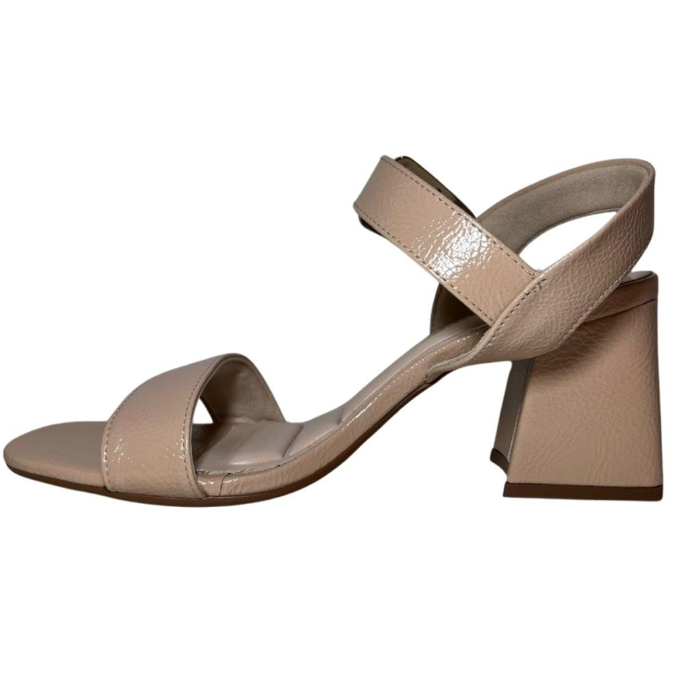 SANDÁLIA BEBECÊ SALTO MÉDIO COM FIVELA T6030-123  Bege 5