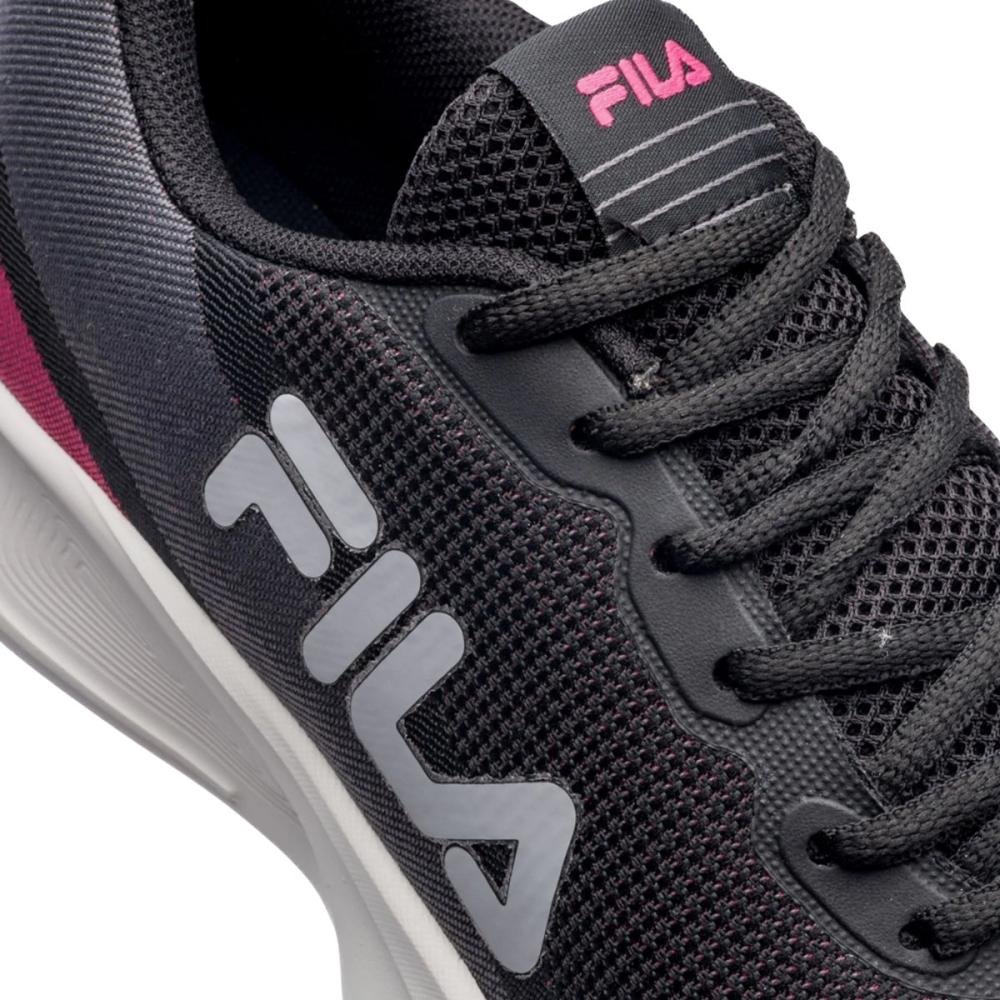 TÊNIS FILA VECTOR FEMININO Preto/Rosa 6
