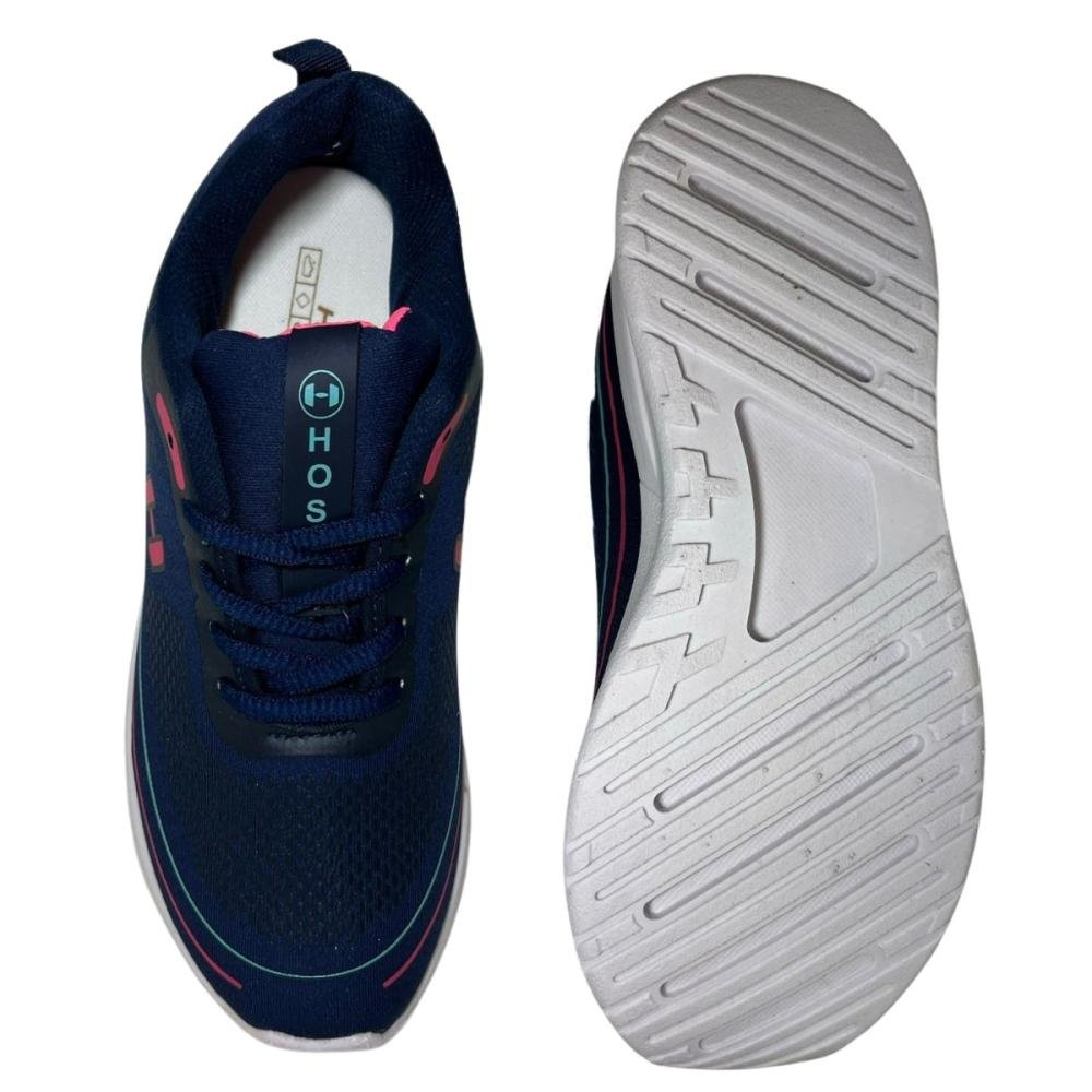 TÊNIS HOST ESPORTIVO FEMININO H28500 Azul/Rosa 2
