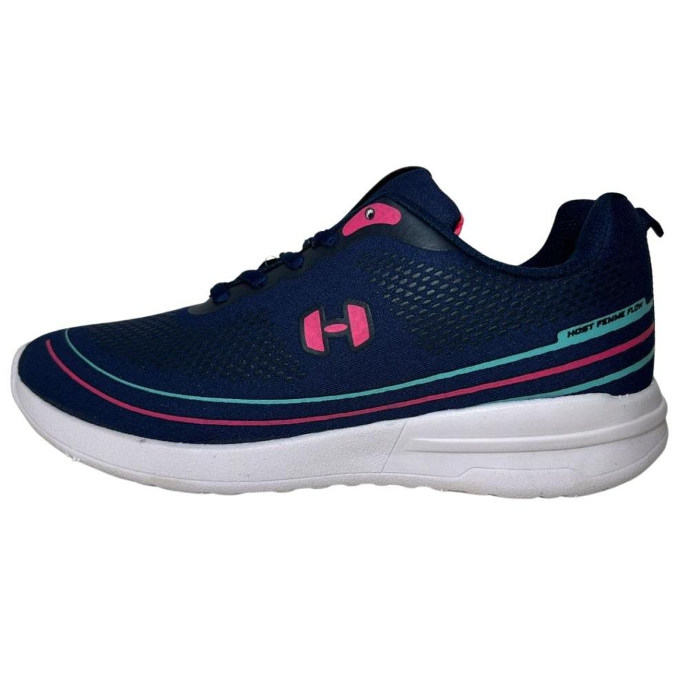 TÊNIS HOST ESPORTIVO FEMININO H28500 Azul/Rosa 4