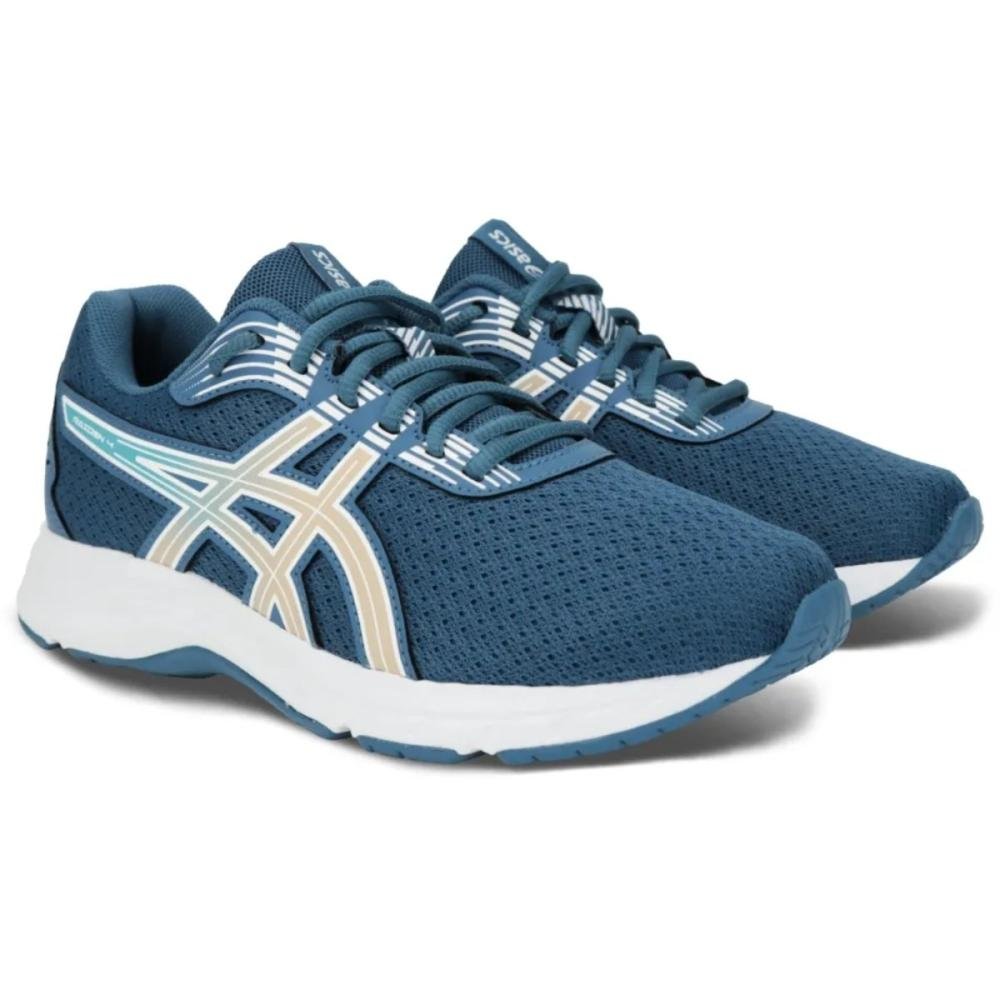 TÊNIS ASICS RAIDEN 4 FEMININO  Azul/Branco 2