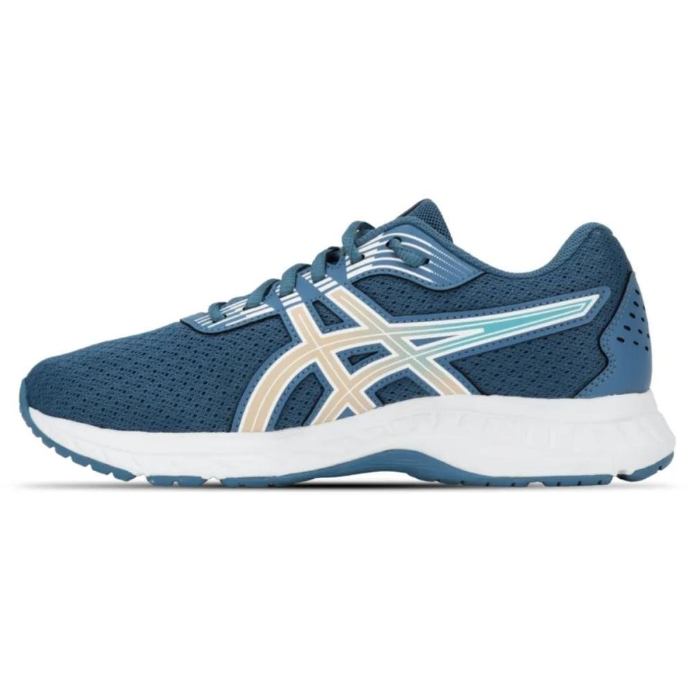 TÊNIS ASICS RAIDEN 4 FEMININO  Azul/Branco 4