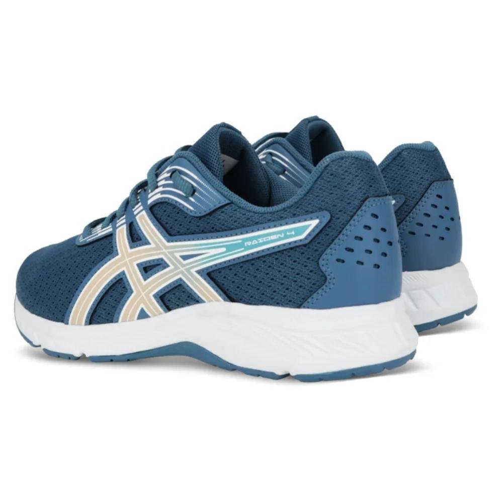TÊNIS ASICS RAIDEN 4 FEMININO  Azul/Branco 5