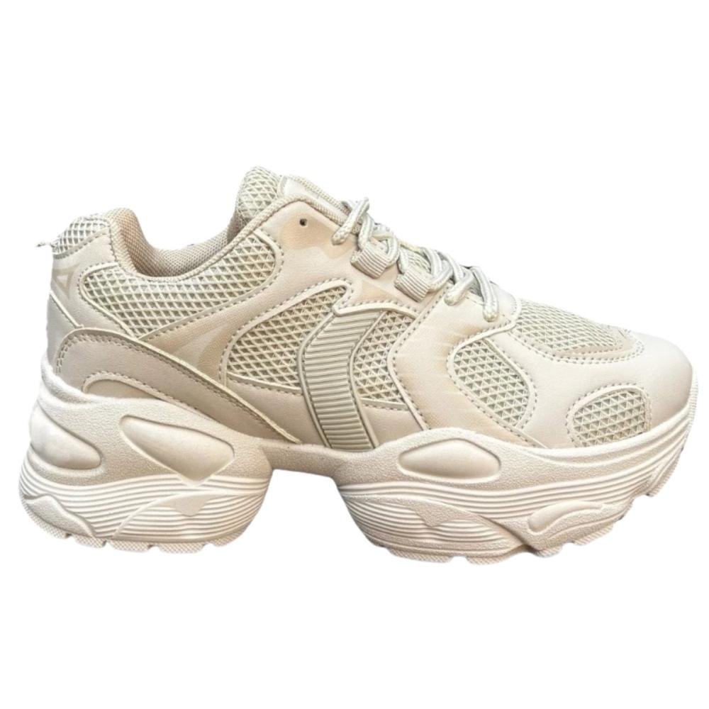 TÊNIS RAMARIM CASUAL FLATFORM 82231 Bege 2