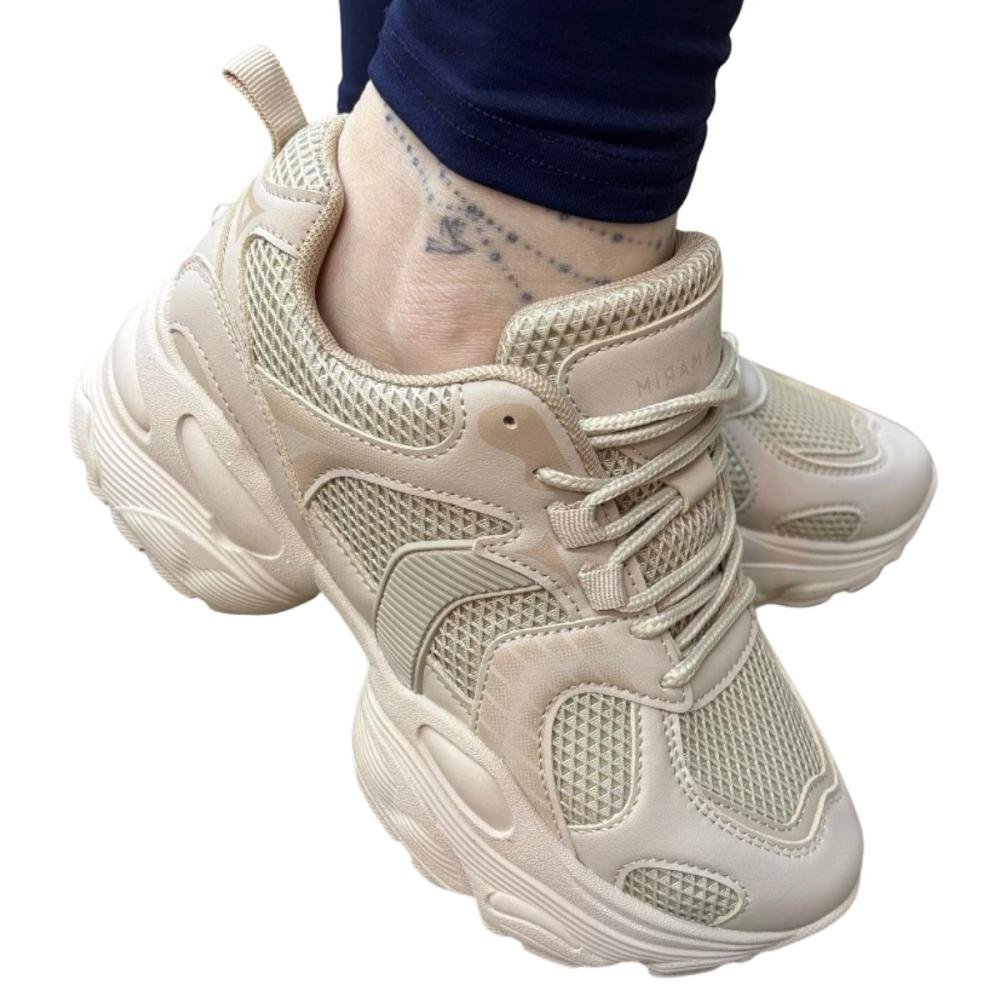 TÊNIS RAMARIM CASUAL FLATFORM 82231 Bege 3