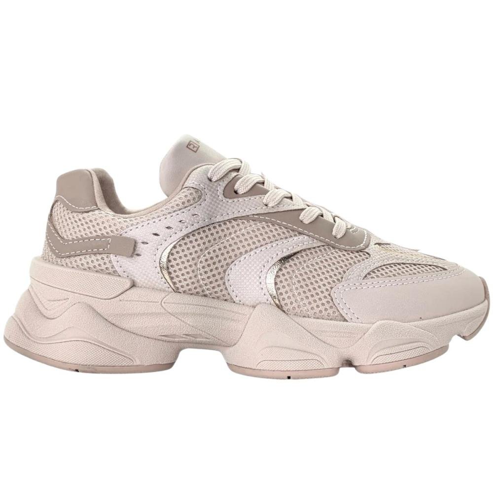 TÊNIS RAMARIM CASUAL FEMININO CHUNKY 90205 Bege 2