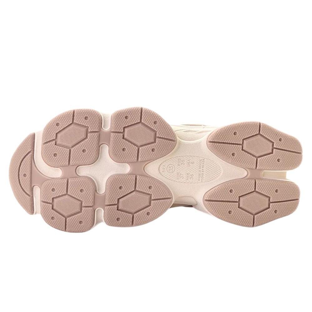 TÊNIS RAMARIM CASUAL FEMININO CHUNKY 90205 Bege 7