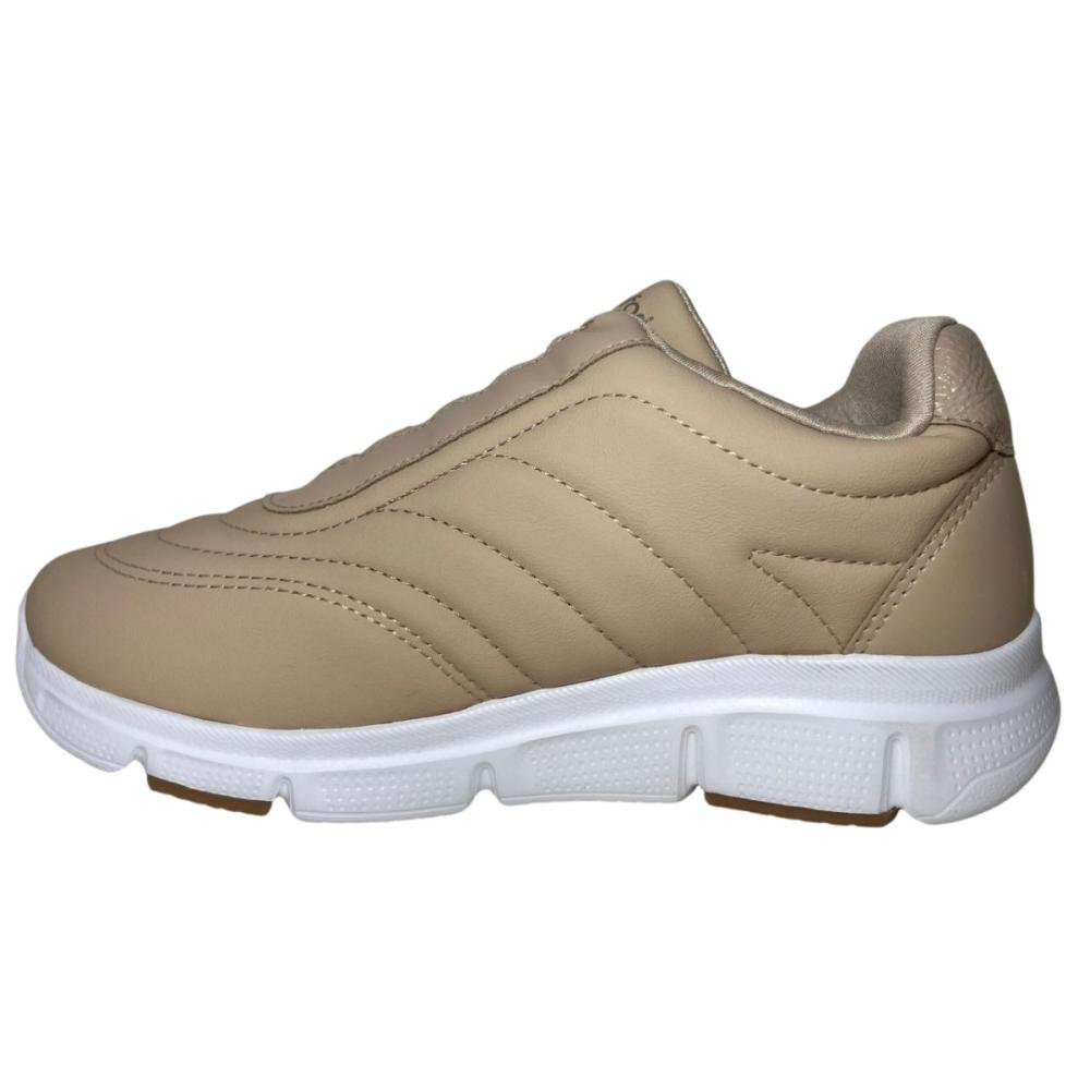 TÊNIS COMFORTFLEX CASUAL SLIP ON 90401 Bege 4