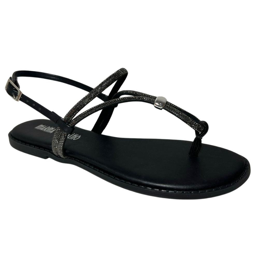 RASTEIRA MARINA CARVALHO F1701 Preto/Prata 3