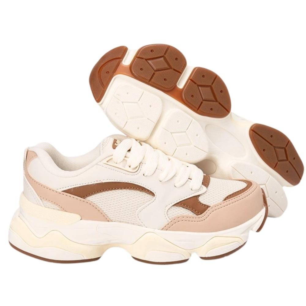 TÊNIS LOGUS CHUNKY FEMININO 22790 Off White 2